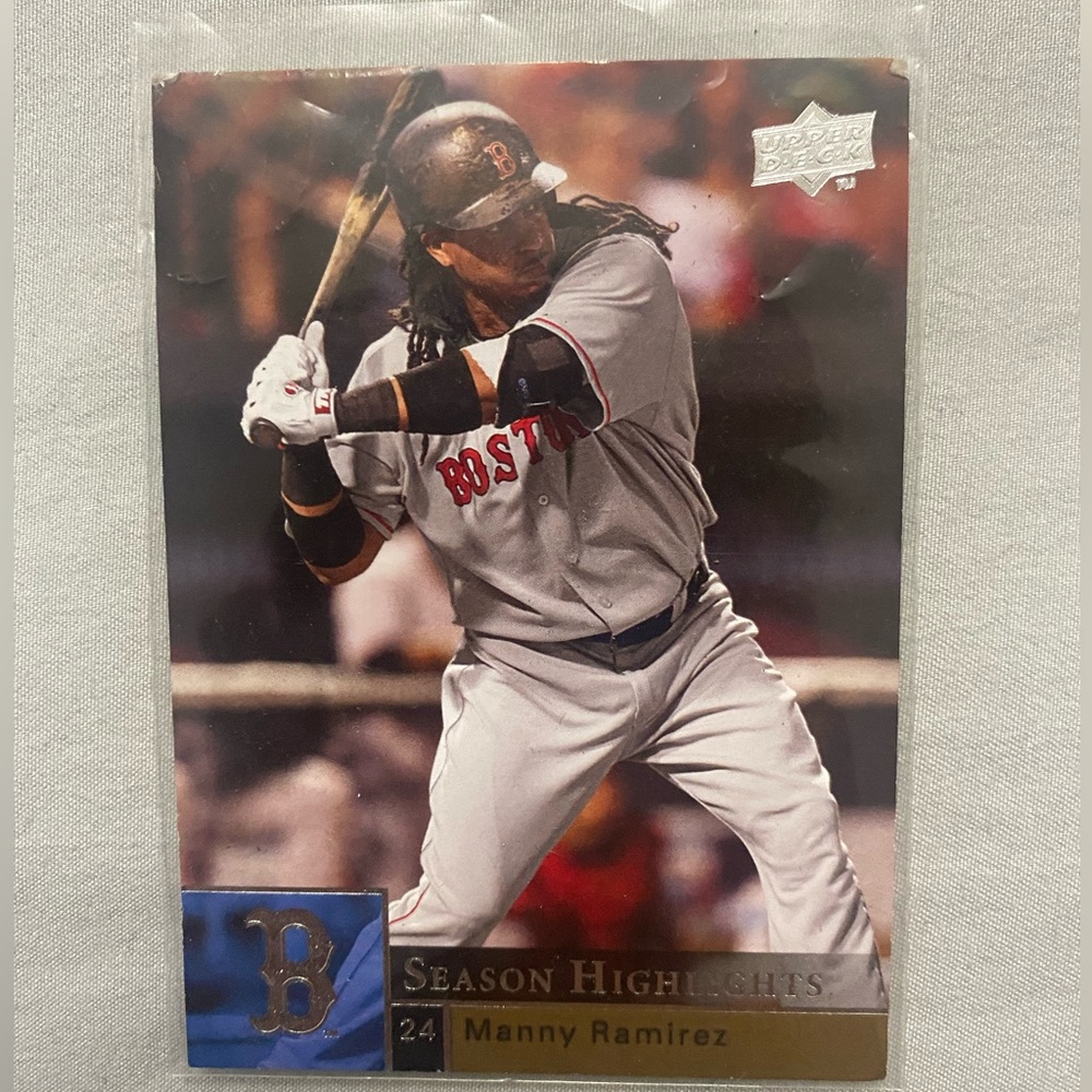Good condition Manny Ramirez baseball card